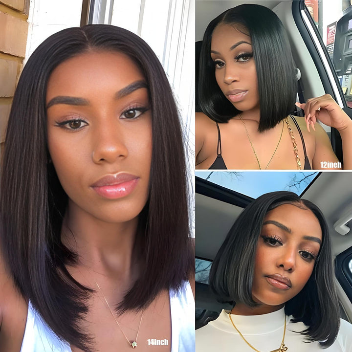 Detailed view of bob full lace wig cap structure with lace top, adjustable straps, and combs for secure fit.