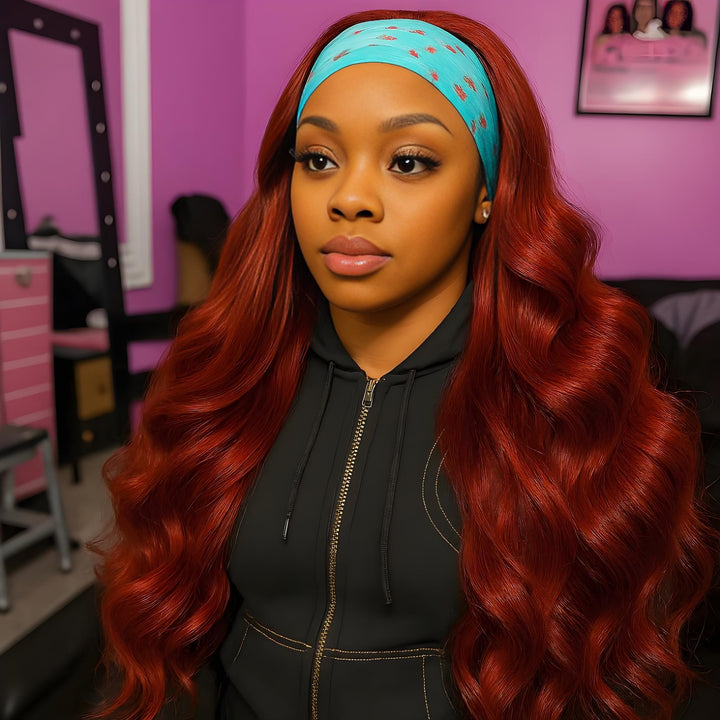 Inner view of headband wig cap showing comb placements, elastic net, and ice silk band.